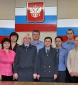 Сотрудники отделения по работе с личным составом городского отдела МВД