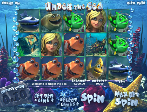 игровой автомат Under the Sea